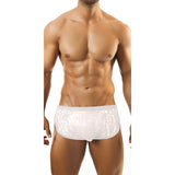 [ML-07092-WH] Men’s Brief Lingerie ML-07092 (White, Free)
