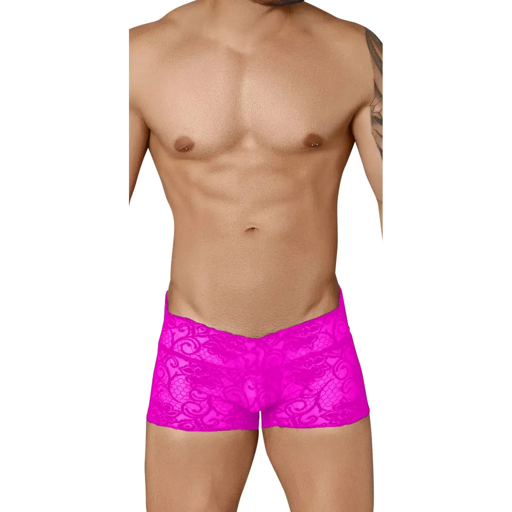 [ML-07331-RPI] Men’s Boxer Underwear ML-07331 (Rose Pink, Free)