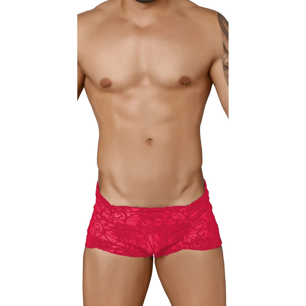 [ML-07320-RD] Men’s Boxer Underwear ML-07320 (Red, Free)