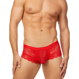 [ML-07383-RD] Men’s Boxer Underwear ML-07383 (Red, Free)
