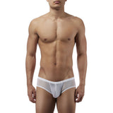 [ML-07289-WH] Men’s Brief Underwear ML-07289 (White, Free)