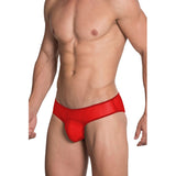 [ML-07466-RD] Men’s Brief Underwear ML-07466 (Red, Free)
