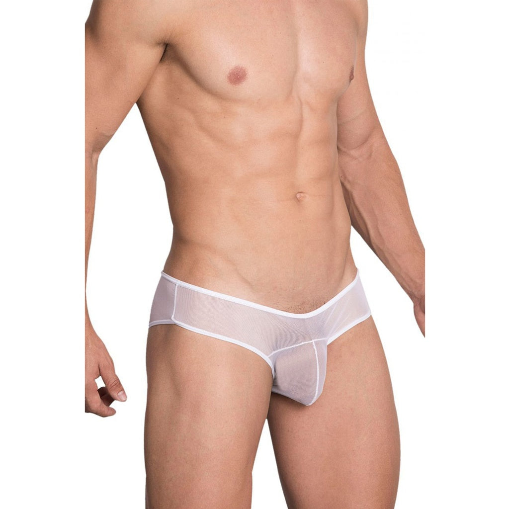 [ML-07466-WH] Men’s Brief Underwear ML-07466 (White, Free)