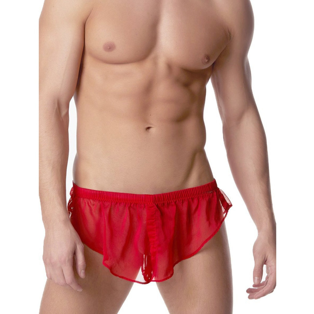 [ML-07191-RD] Men’s Boxer Underwear ML-07191 (Red, Free)