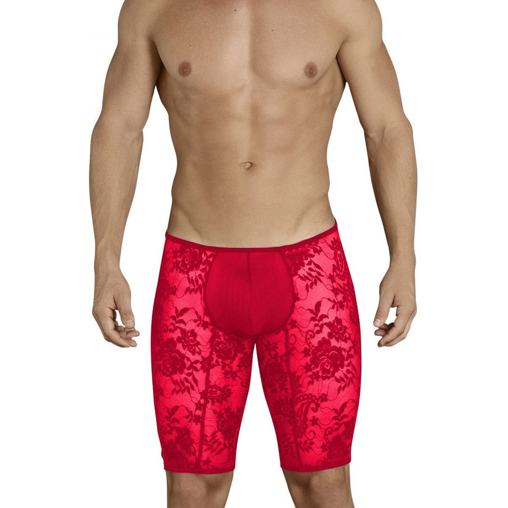 [ML-07390-RD] Men’s Boxer Underwear ML-07390 (Red, Free)