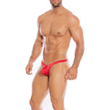 [ML-07771-RD] Men’s Thong Underwear ML-07771 (Red, Free)