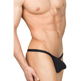 [ML-07221-NBL] Men’s Thong Underwear ML-07221 (Navy Blue, Free)