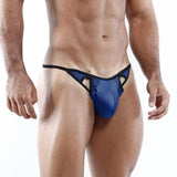 [ML-07003-NBL] Men’s Thong Underwear ML-07003 (Navy Blue, Free)
