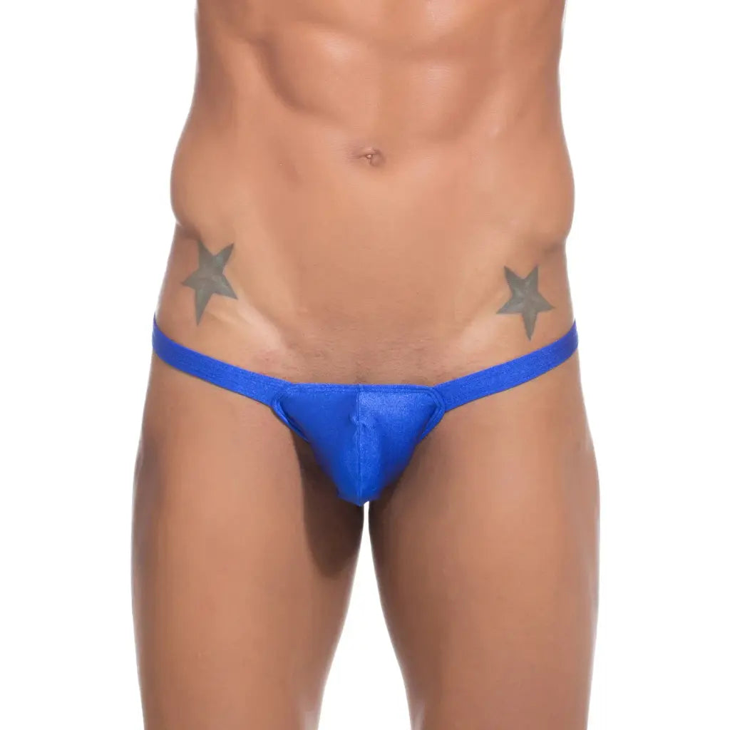 [ML-07009-RBL] Men’s Thong Underwear ML-07009 (Royal Blue, Free)