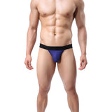 [ML-07035-NBL] Men’s Jockstraps Underwear ML-07035 (Navy Blue, Free)