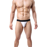 [ML-07035-WH] Men’s Jockstraps Underwear ML-07035 (White, Free)