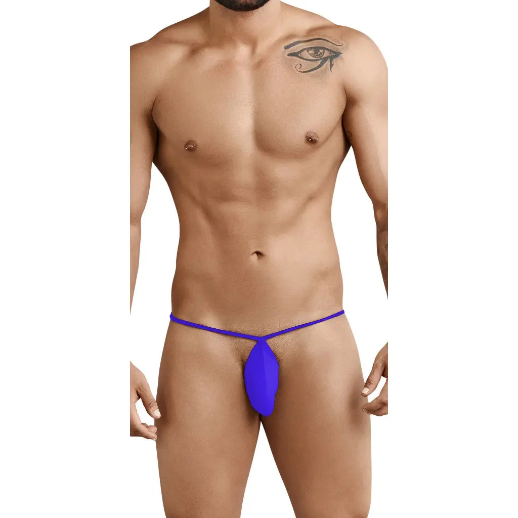 [ML-07048-RBL] Men’s G String Underwear ML-07048 (Royal Blue, Free)