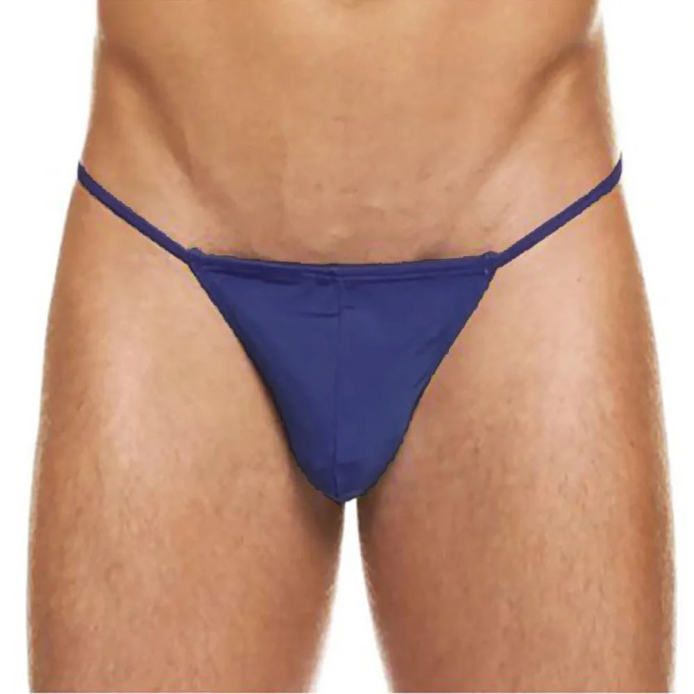 [ML-07102-NBL] Men’s G String Underwear ML-07102 (Navy Blue, Free)