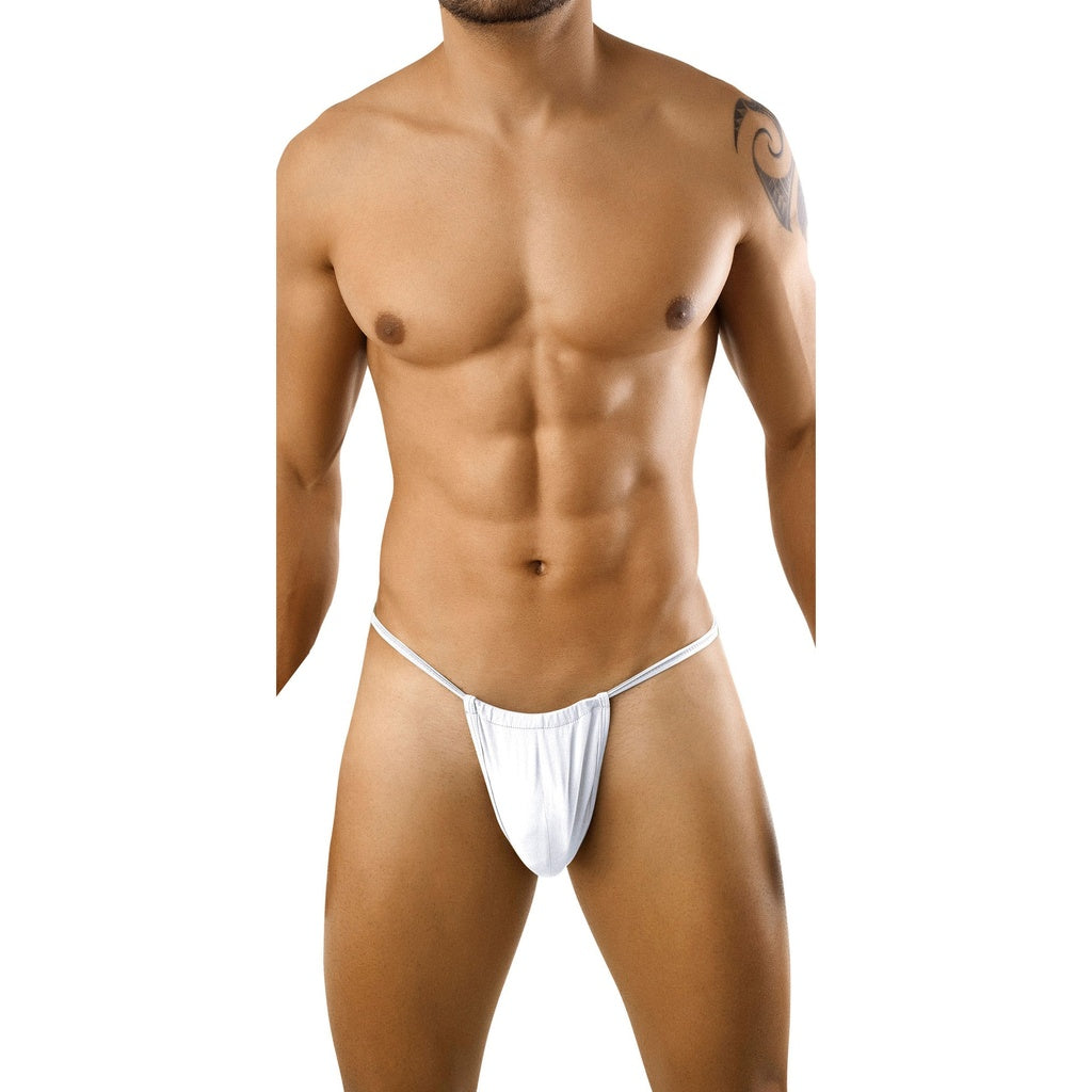 [ML-07586-WH] Men’s G String Underwear ML-07586 (White, Free)