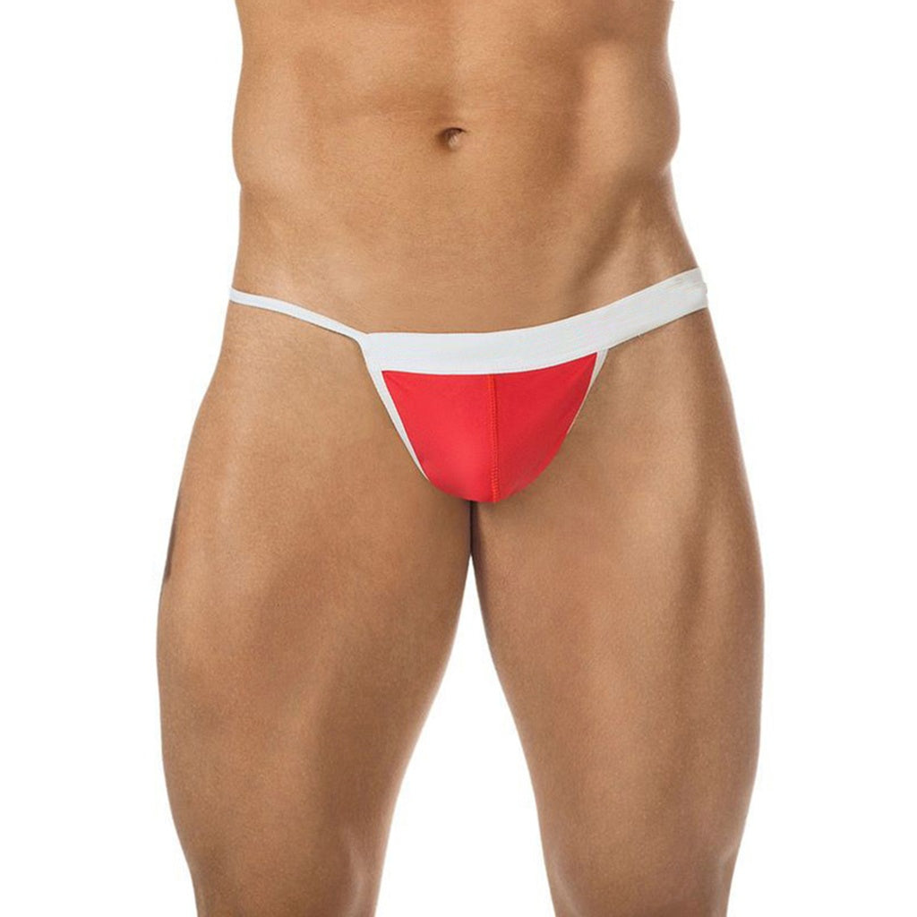 [ML-07603-RD] Men’s G String Underwear ML-07603 (Red, Free)