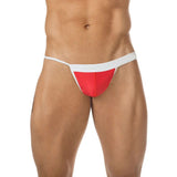 [ML-07603-RD] Men’s G String Underwear ML-07603 (Red, Free)