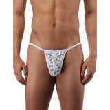 [ML-07164-WH] Men’s G String Underwear ML-07164 (White, Free)
