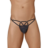 [ML-07326-BK] Men’s G String Underwear ML-07326 (Black, Free)