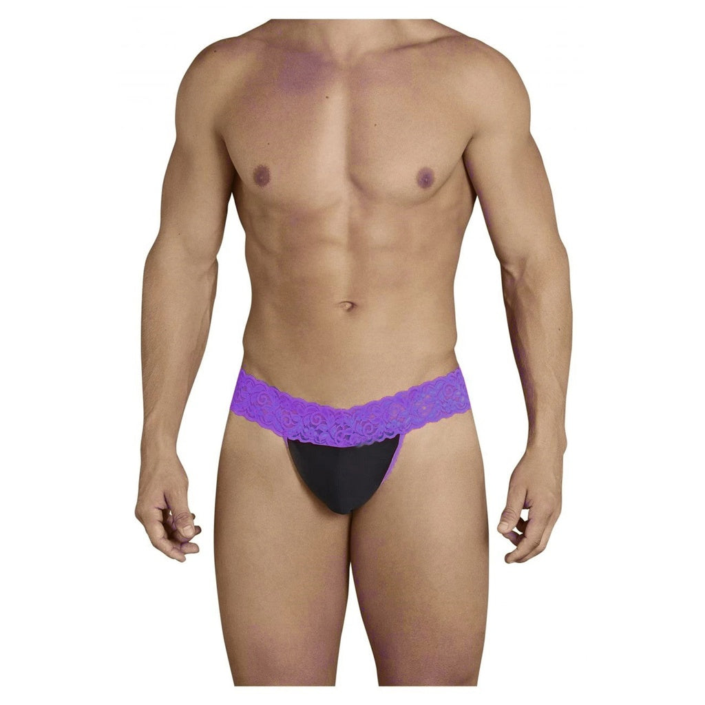 [ML-07370-PP] Men’s G String Underwear ML-07370 (Deep Purple, Free)