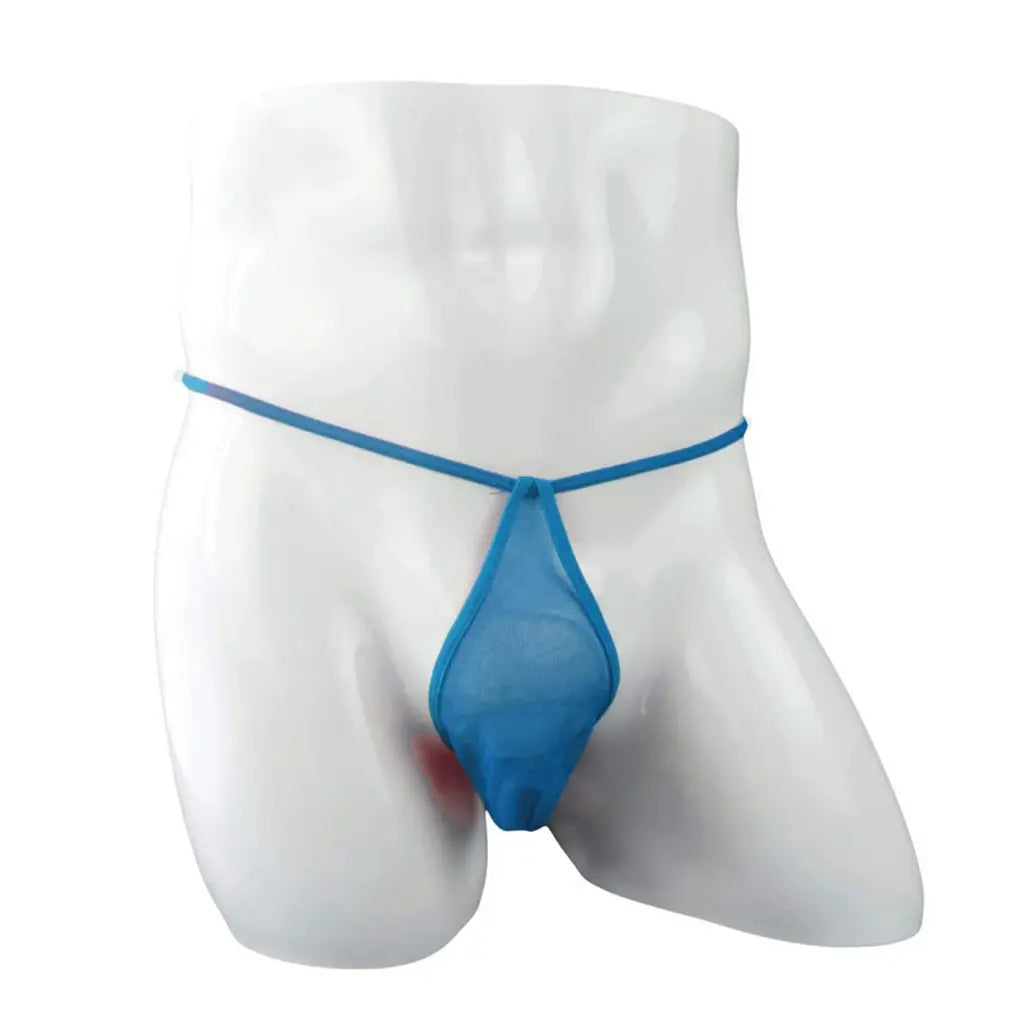 [ML-07047-LBL] Men’s G String Underwear ML-07047 (Light Blue, Free)