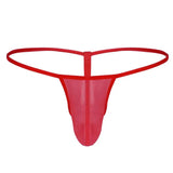 [ML-07049-RD] Men’s G String Underwear ML-07049 (Red, Free)