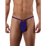 [ML-07825-NBL] Men’s G String Underwear ML-07825 (Navy Blue, Free)