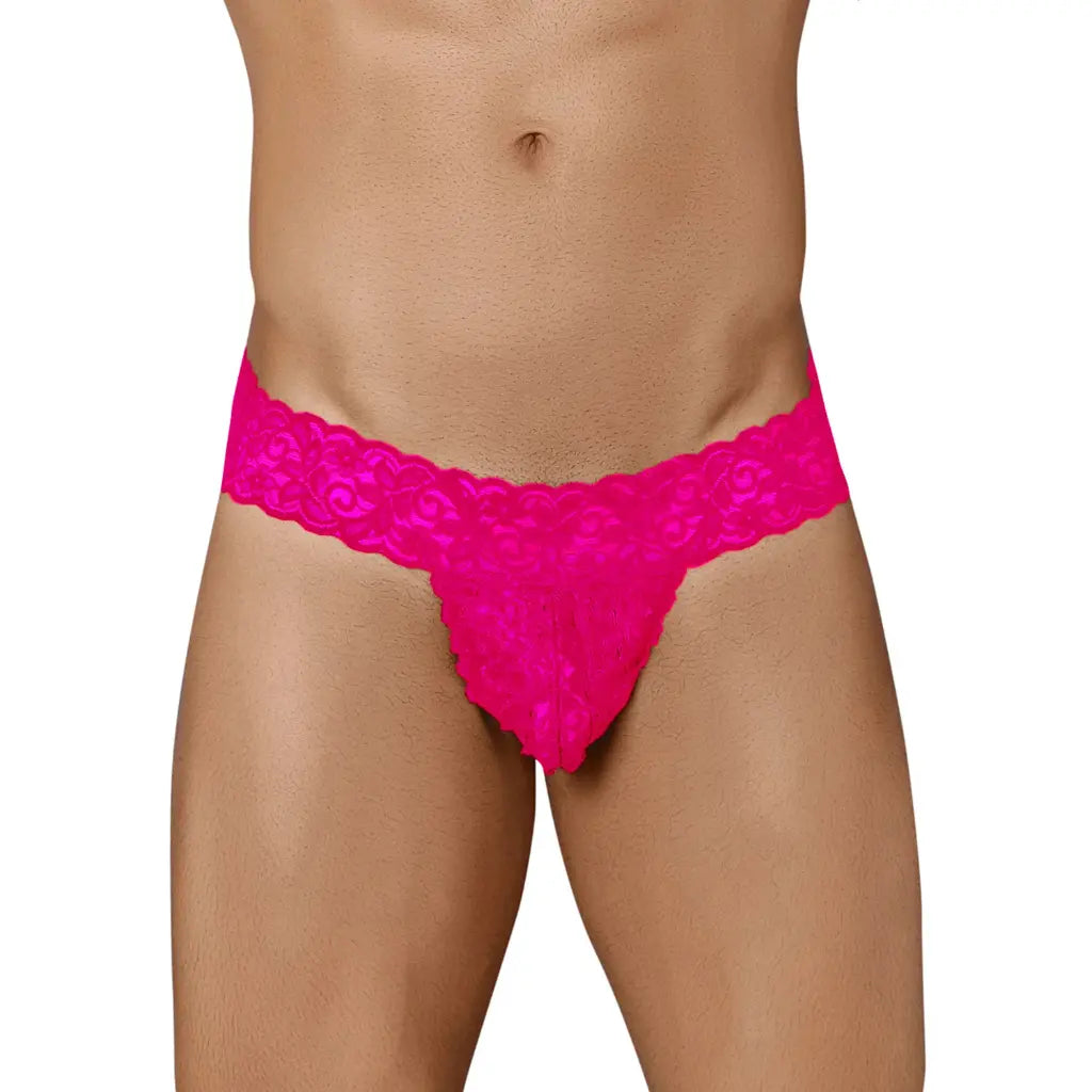 [ML-07315-RPI] Men’s Thong Underwear ML-07315 (Rose Pink, Free)