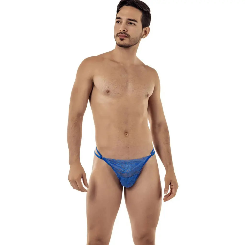 [ML-07341-RBL] Men’s Thong Underwear ML-07341 (Royal Blue, Free)