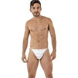 [ML-07341-WH] Men’s Thong Underwear ML-07341 (White, Free)