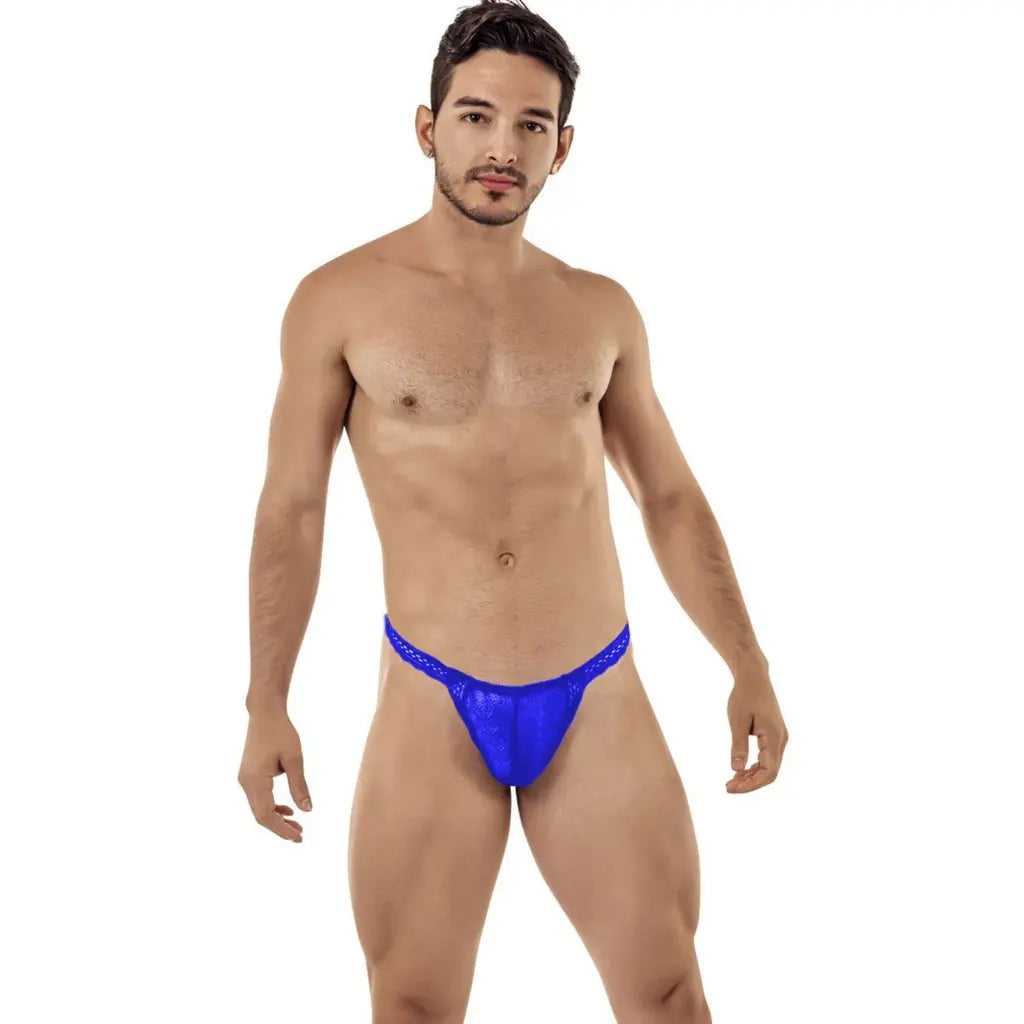[ML-07342-RBL] Men’s Thong Underwear ML-07342 (Royal Blue, Free)
