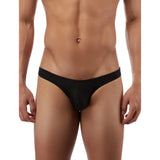 [ML-07107-BK] Men’s Brief Underwear ML-07107 (Black, Free)