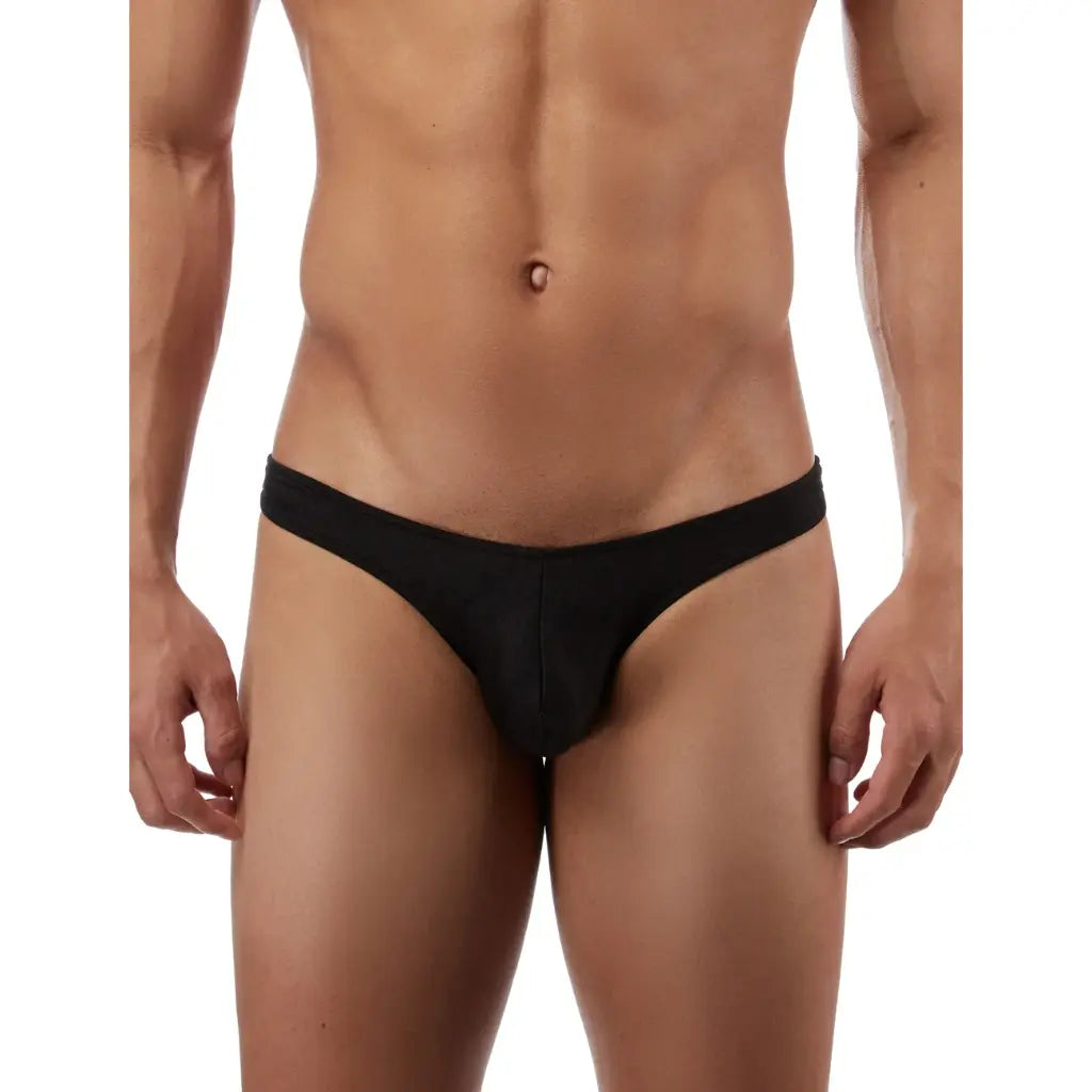 [ML-07107-BK] Men’s Brief Underwear ML-07107 (Black, Free)