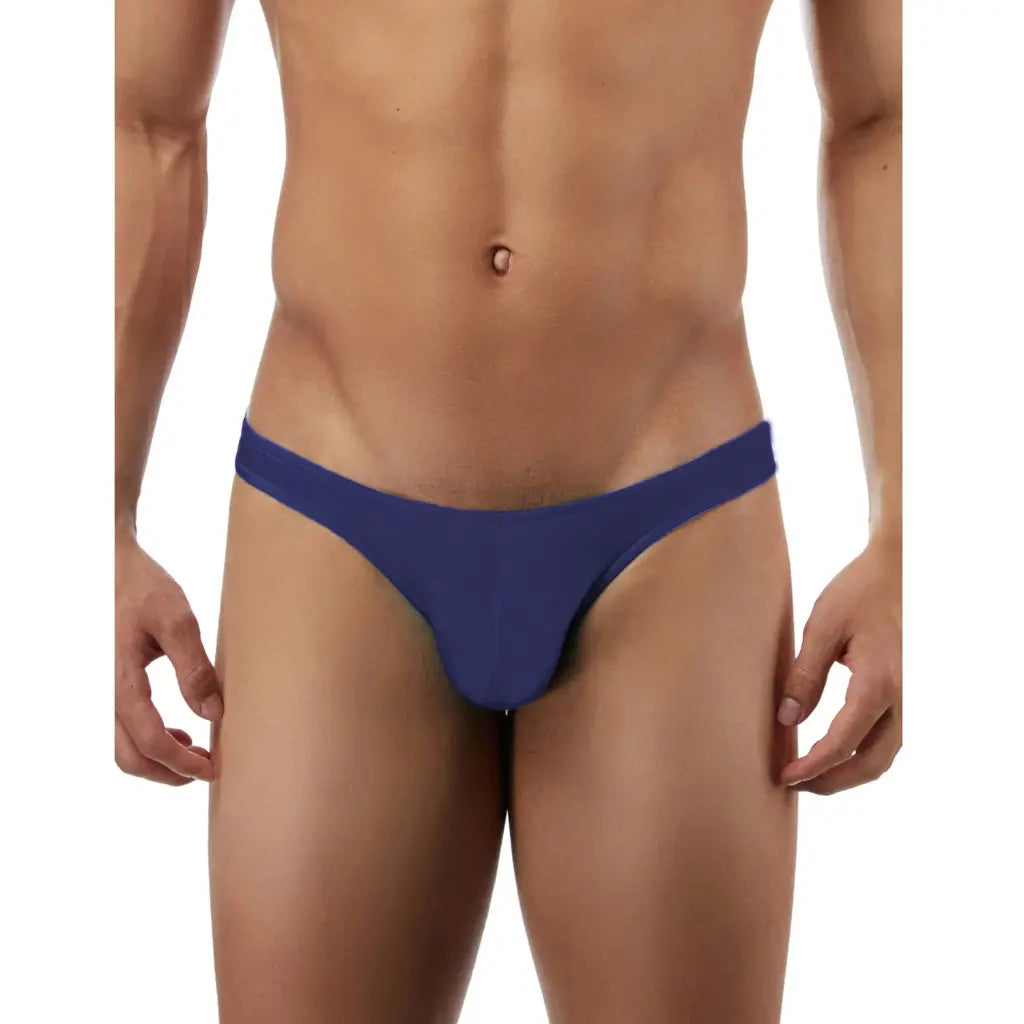 [ML-07107-NBL] Men’s Brief Underwear ML-07107 (Navy Blue, Free)
