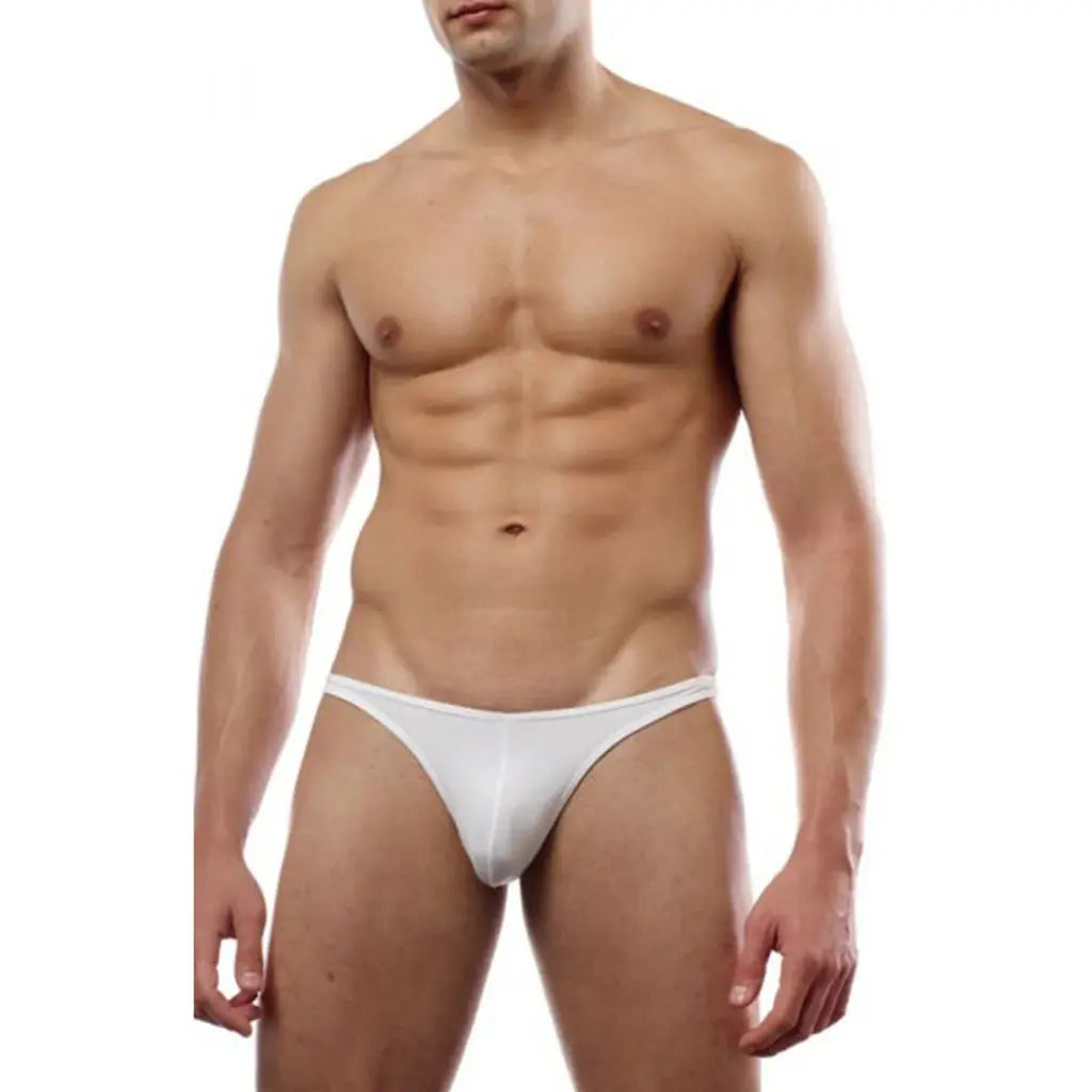 [ML-07107-WH] Men’s Brief Underwear ML-07107 (White, Free)