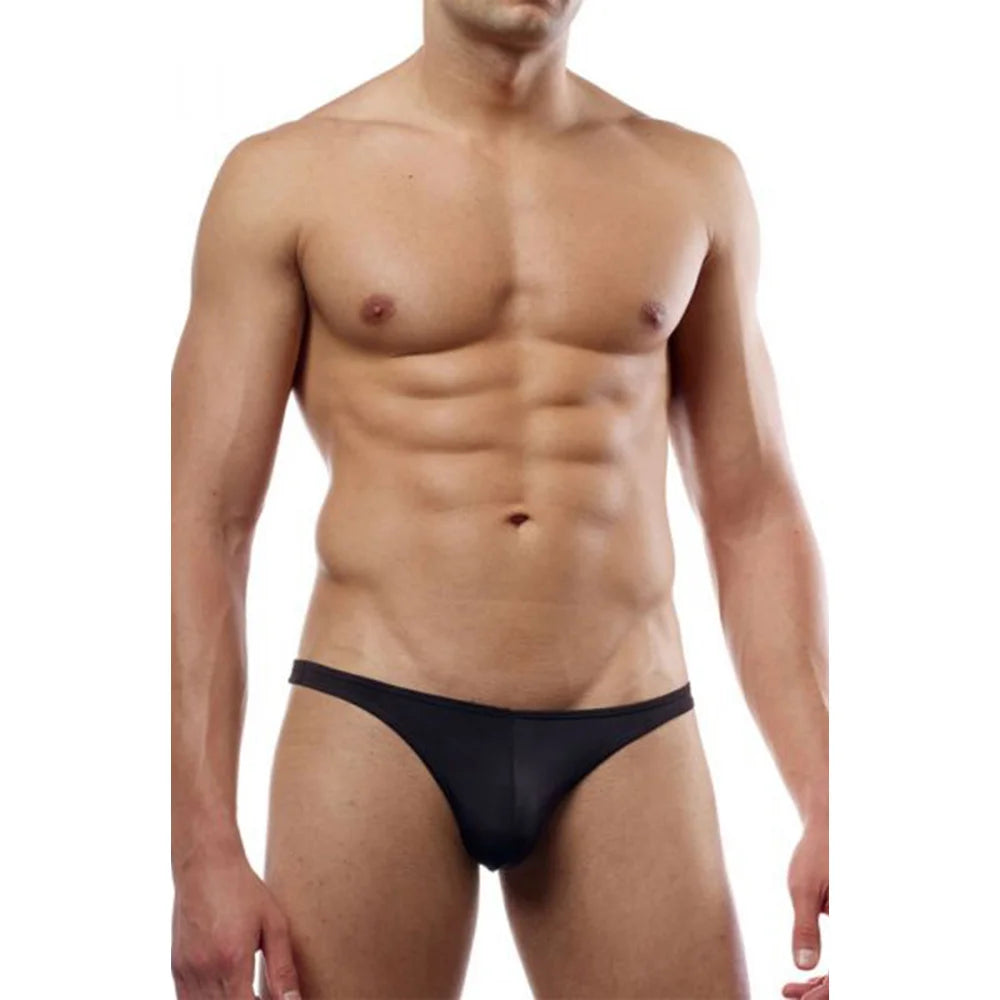 [ML-07314-BK] Men’s Brief Underwear ML-07314 (Black, Free)