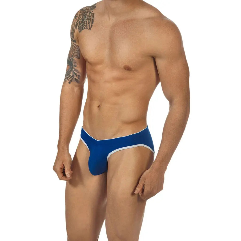 [ML-07559-RBL] Men’s Brief Underwear ML-07559 (Royal Blue, Free)