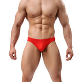 [ML-07612-RD] Men’s Thong Underwear ML-07612 (Red, Free)