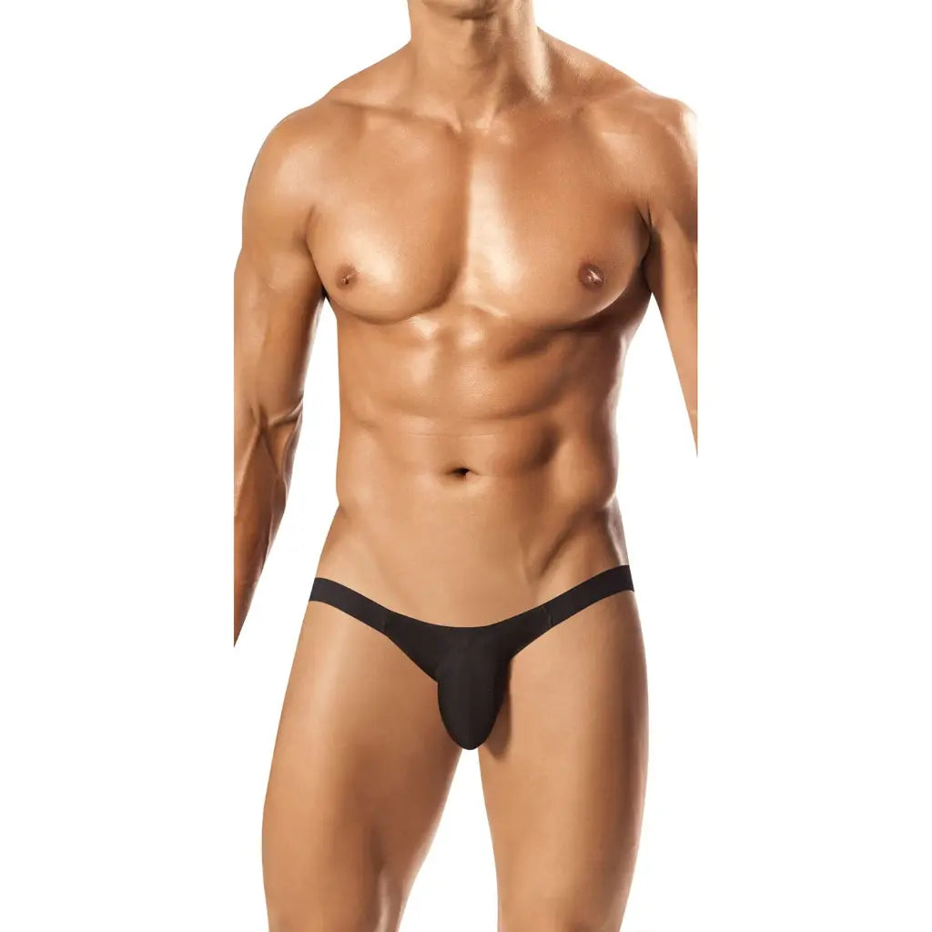 [ML-07550-BK] Men’s Jockstraps Underwear ML-07550 (Black, Free)