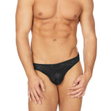 [ML-07323-BK] Men’s Brief Underwear ML-07323 (Black, Free)