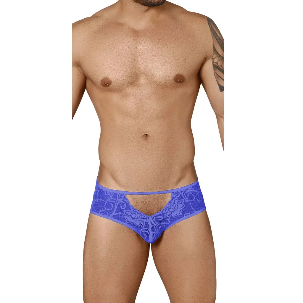 [ML-07325-RBL] Men’s Brief Underwear ML-07325 (Royal Blue, Free)
