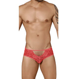 [ML-07325-RD] Men’s Brief Underwear ML-07325 (Red, Free)