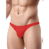 [ML-07332-RD] Men’s Brief Underwear ML-07332 (Red, Free)
