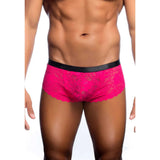 [ML-07377-RPI] Men’s Boxer Underwear ML-07377 (Rose Pink, Free)