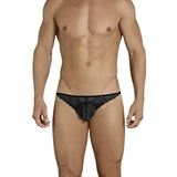 [ML-07382-BK] Men’s Brief Underwear ML-07382 (Black, Free)