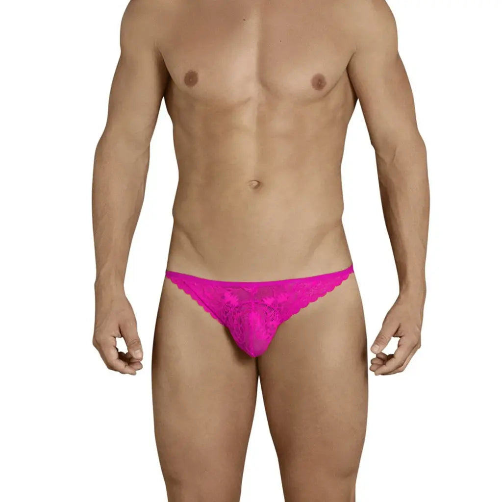 [ML-07382-RPI] Men’s Brief Underwear ML-07382 (Rose Pink, Free)