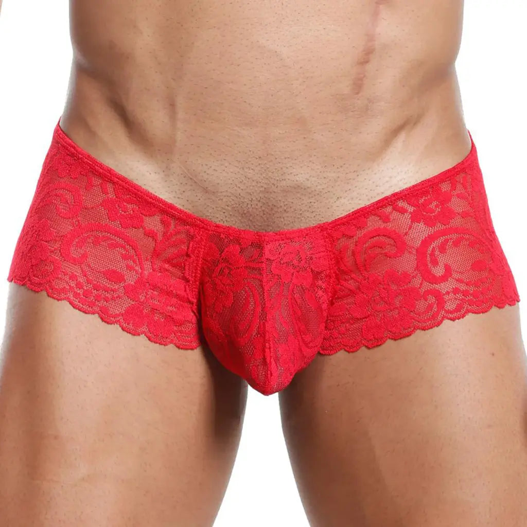 [ML-07378-RD] Boxer Underwear ML-07378 (Red, Free)