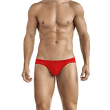 [ML-07330-RD] Men’s Brief Underwear ML-07330 (Red, Free)
