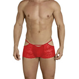 [ML-07387-RD] Men’s Boxer Underwear ML-07387 (Red, Free)