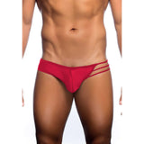 [ML-07214-RD] Men’s Brief Underwear ML-07214 (Red, Free)
