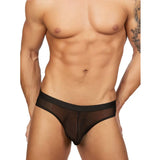 [ML-07210-BK] Men Brief Underwear ML-07210 (Black, Free)